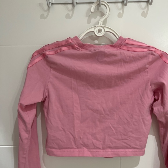 Pink adidas long sleeve crop top - Picture 7 of 7